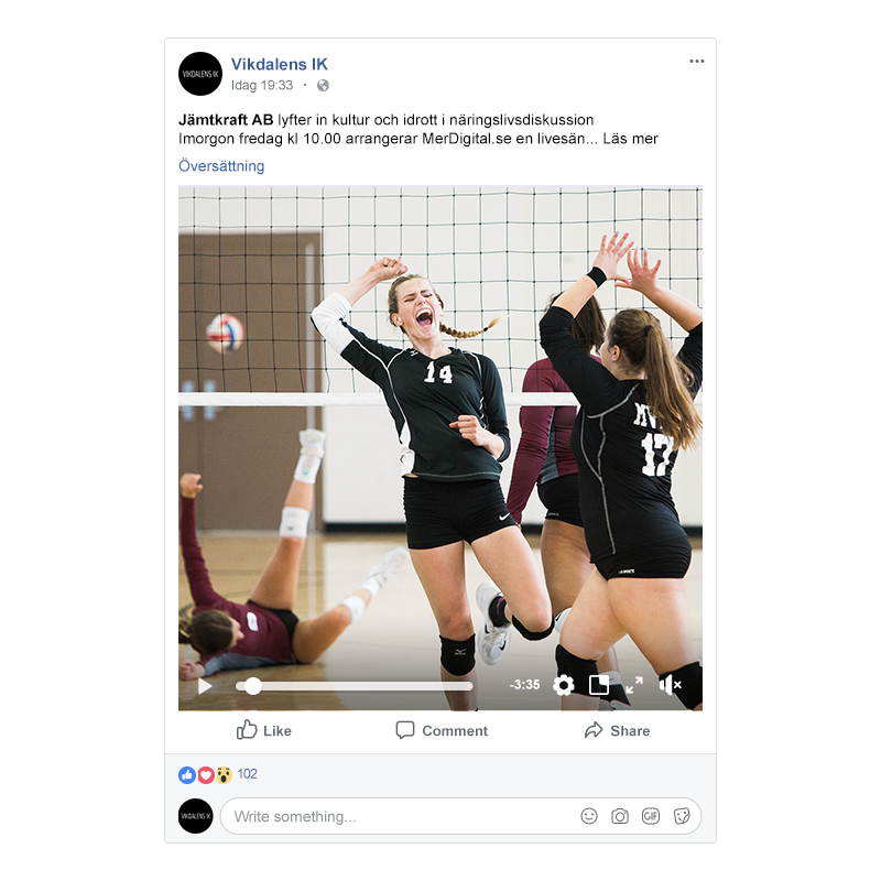 Film till Facebook